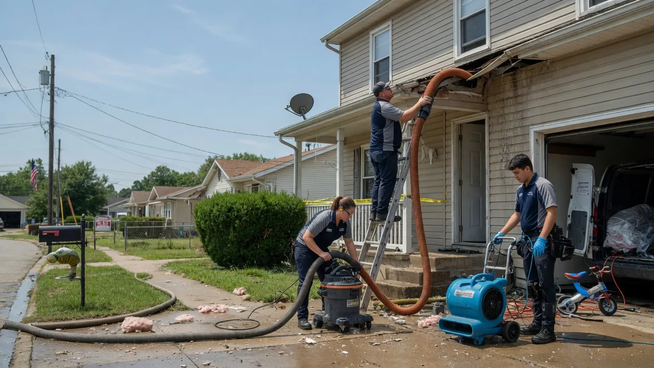Water Damage Restoration in Johnsonville, IL near me